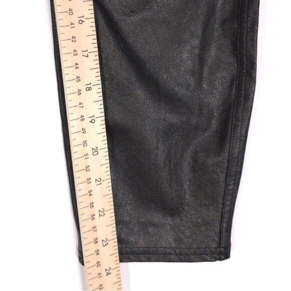SPANX Women’s Faux Leather Like Ankle Skinny Pants 20282Q Black PETITE LARGE‎ - Picture 12 of 16